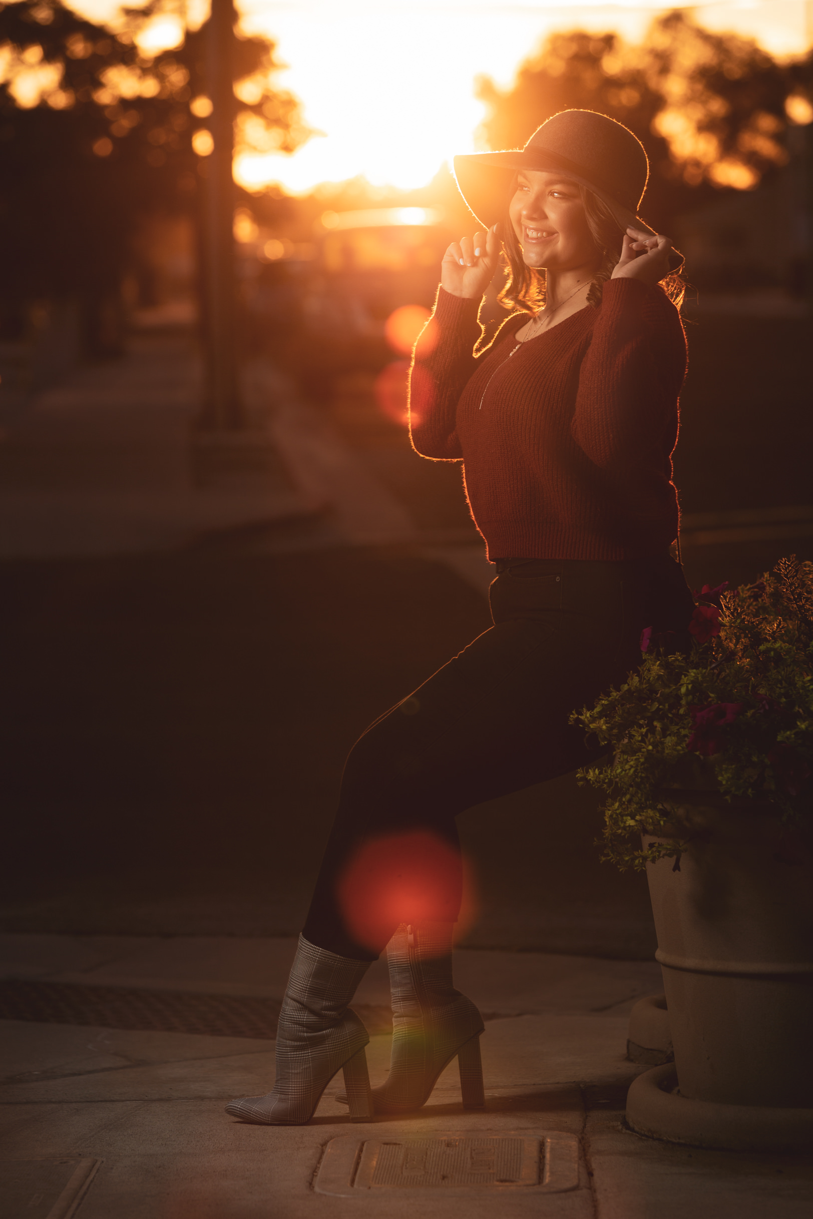 Senior portrait city